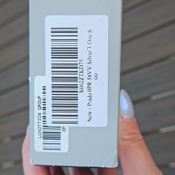 NWT Prada Silver Cat Eye Pink Glasses w/Case & Box - Picture 9 of 10